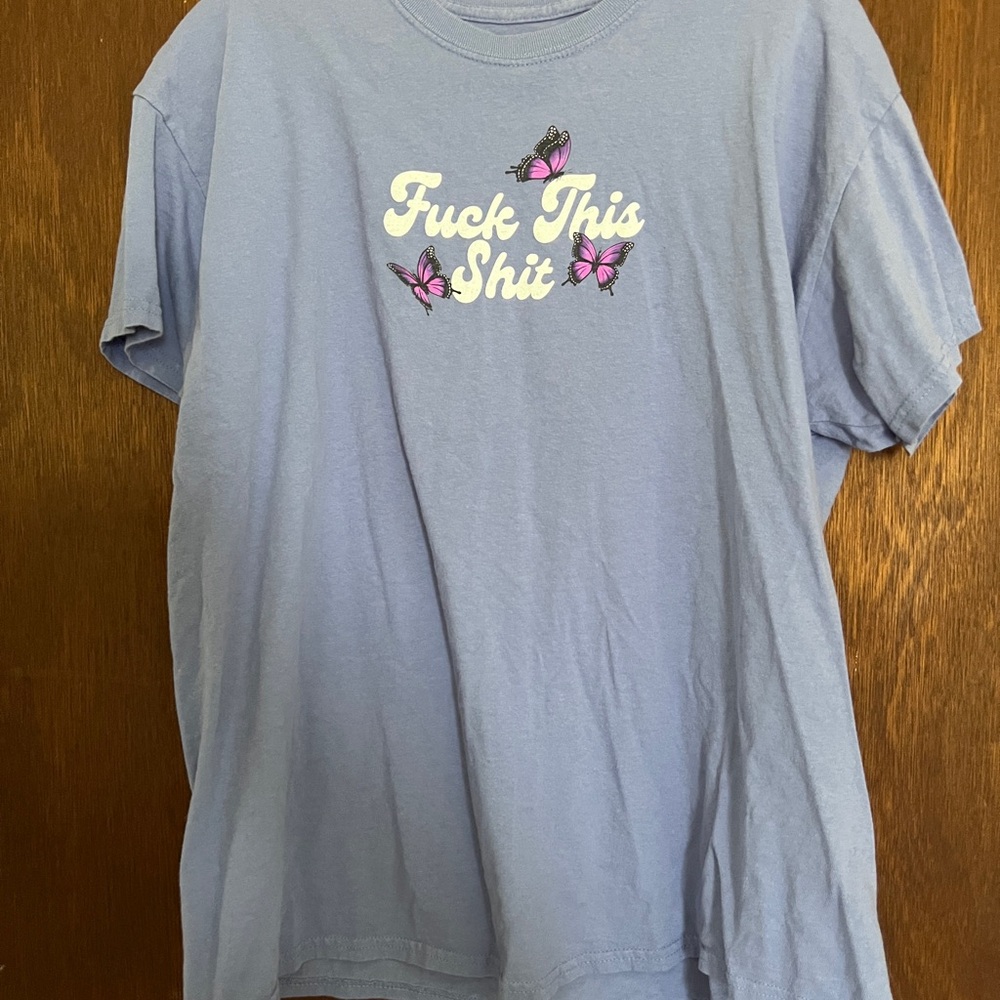 Graphic T-Shirt with Butterfly Design